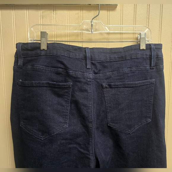 Evans Size 18 Jeans Dark Blue Stretch Soft Ladies Womens Indigo 5 Pocket Design - Picture 4 of 12